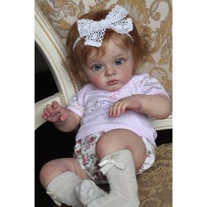Reborn Toddler Dolls Girl, Lifelike Newborn Baby Gift for Kids 23Inch